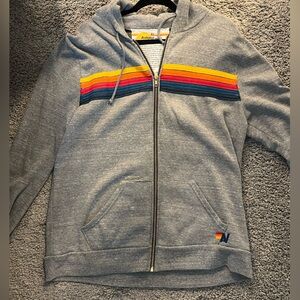 Aviator nation 5 strip zip up